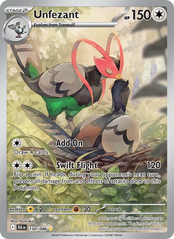 Unfezant card