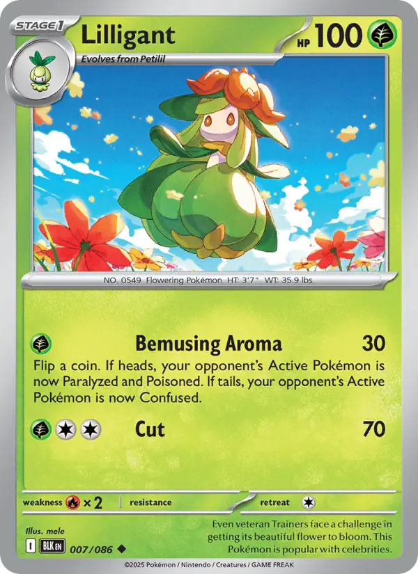 Lilligant card