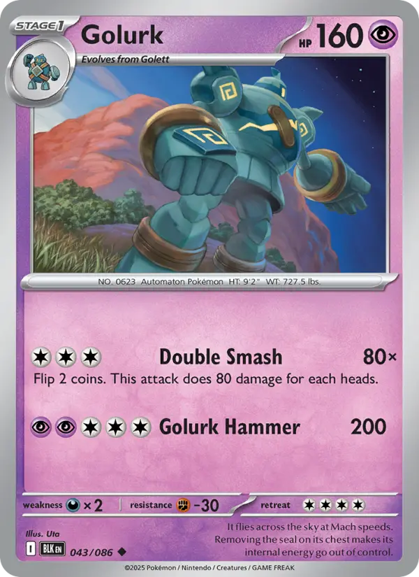 Golurk card