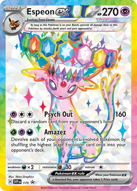 Espeon ex card