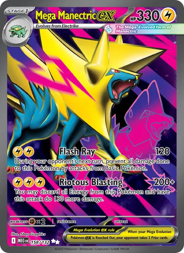 Mega Manectric ex card