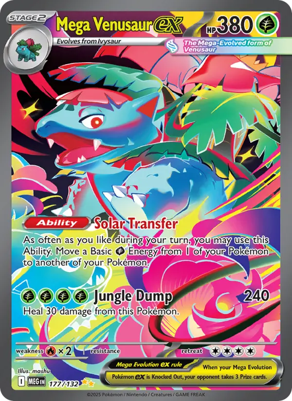 Mega Venusaur ex card