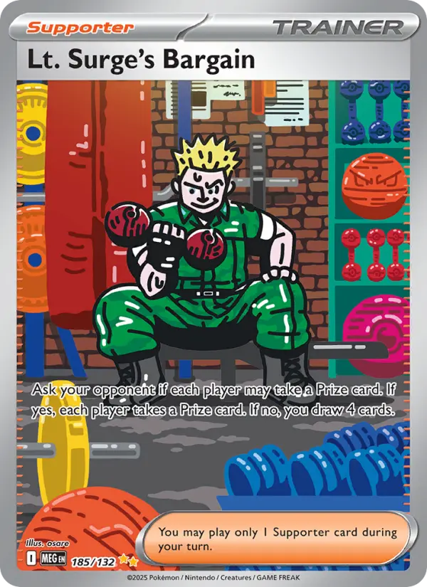 Lt. Surge's Bargain card