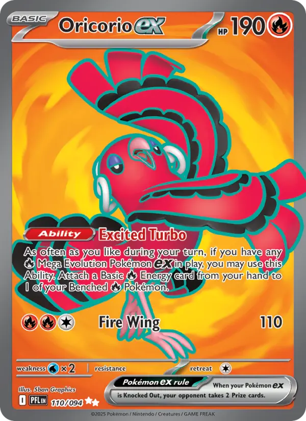 Oricorio ex card