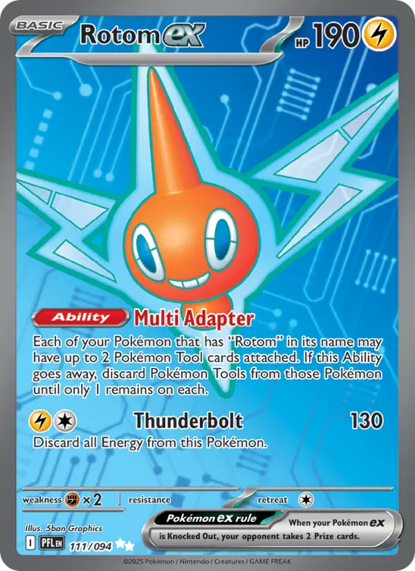 Rotom ex card