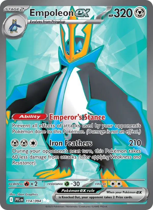 Empoleon ex card