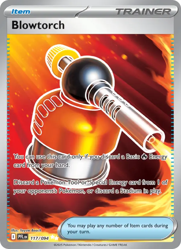 Blowtorch card