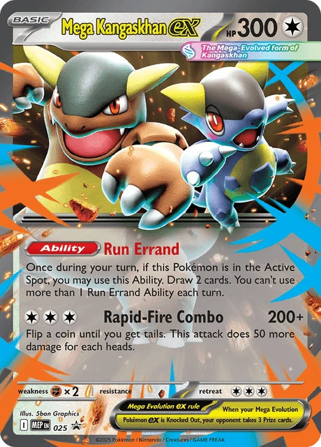 Mega Kangaskhan ex card