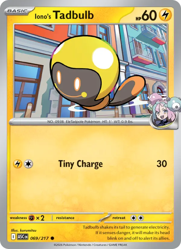 Iono's Tadbulb card