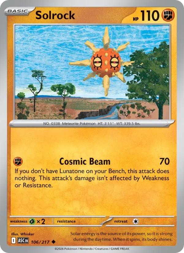 Solrock card
