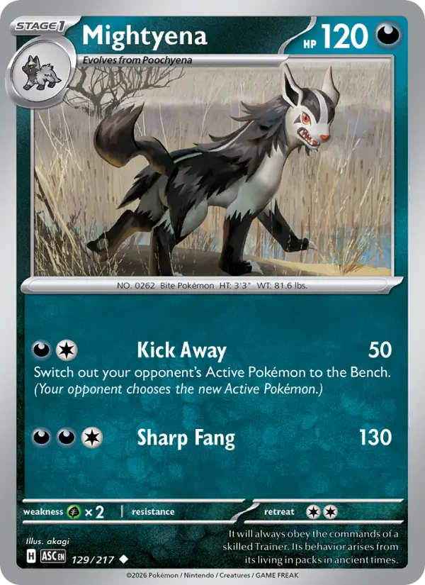 Mightyena card