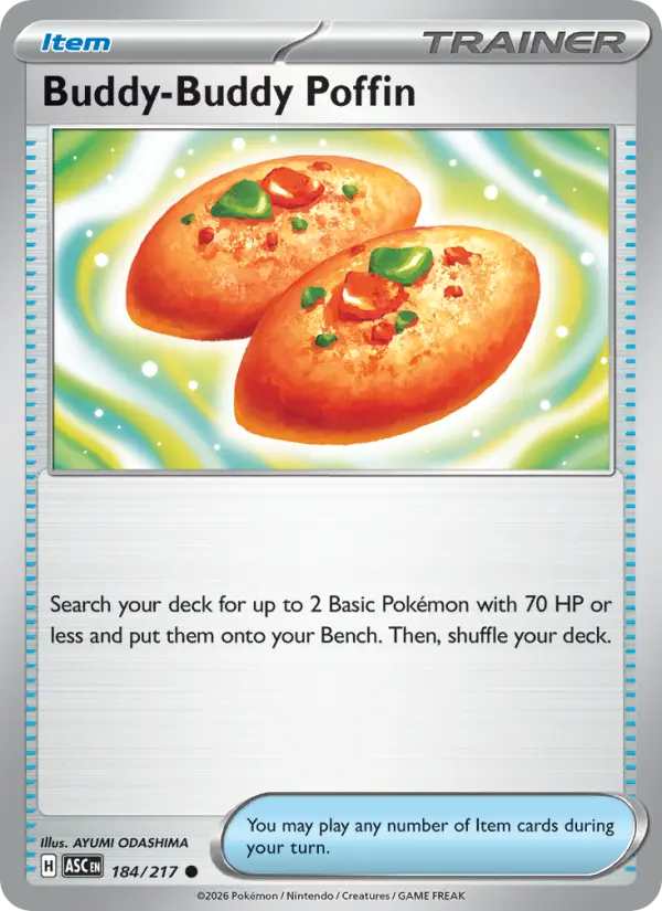 Buddy-Buddy Poffin card