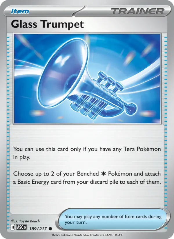 Glass Trumpet card