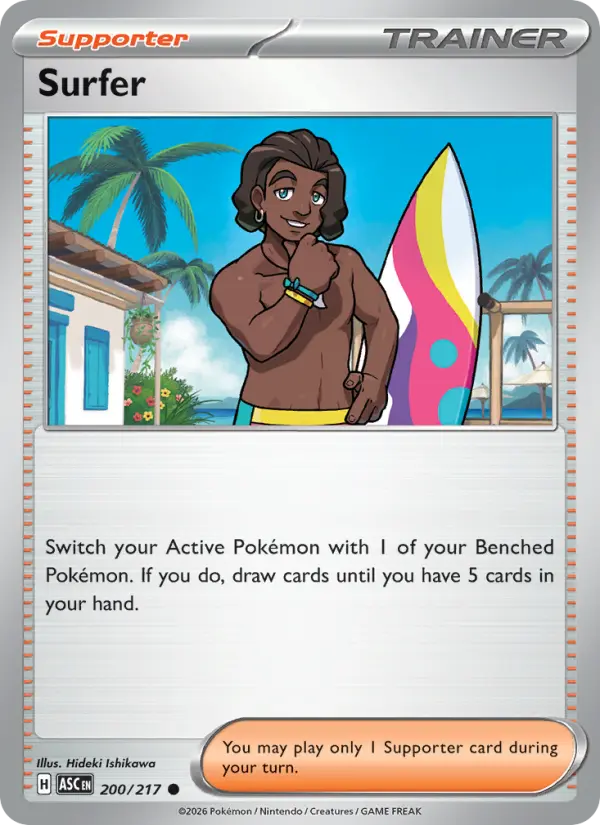 Surfer card