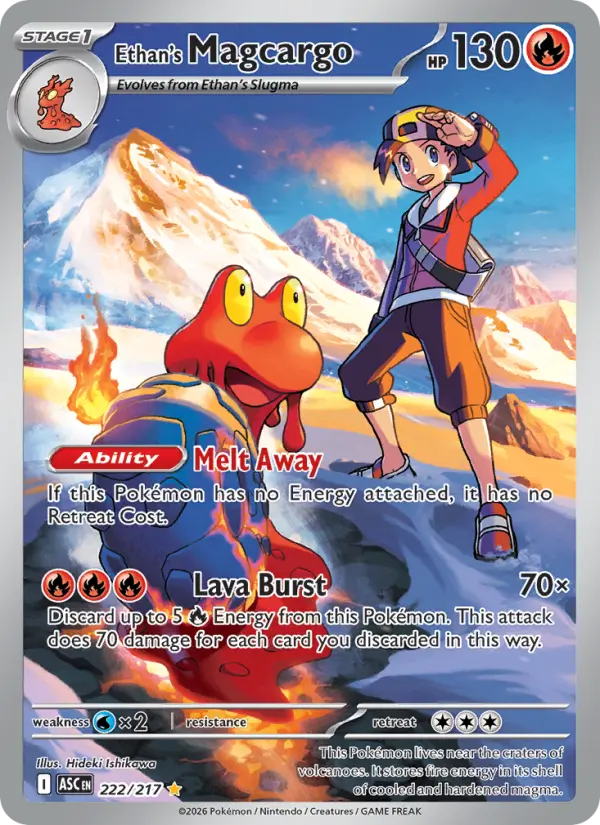 Ethan's Magcargo card