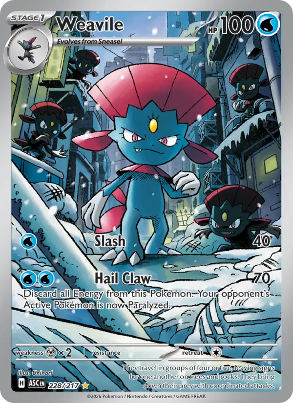 Weavile card