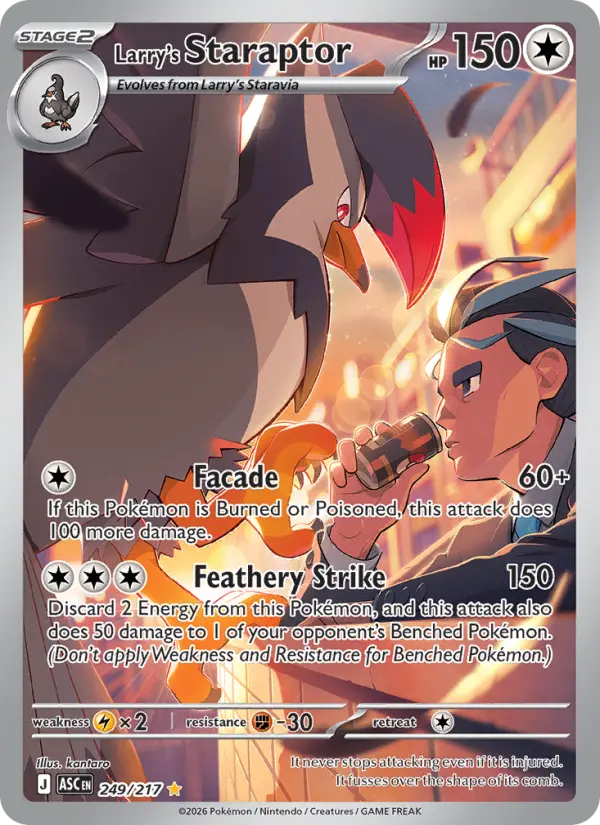 Larry's Staraptor card