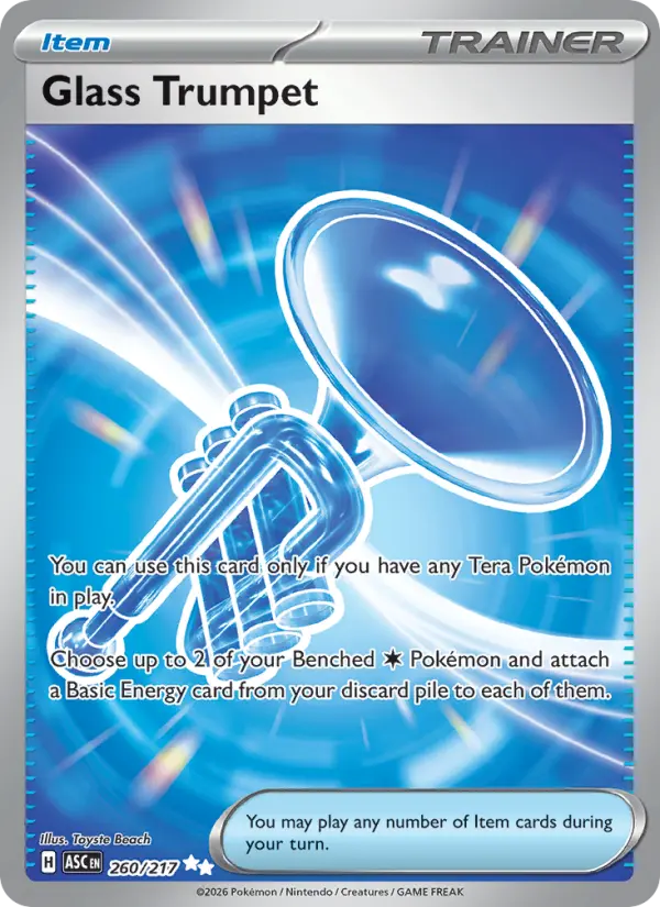 Glass Trumpet card