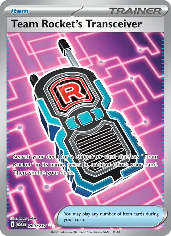 Team Rocket's Transceiver card