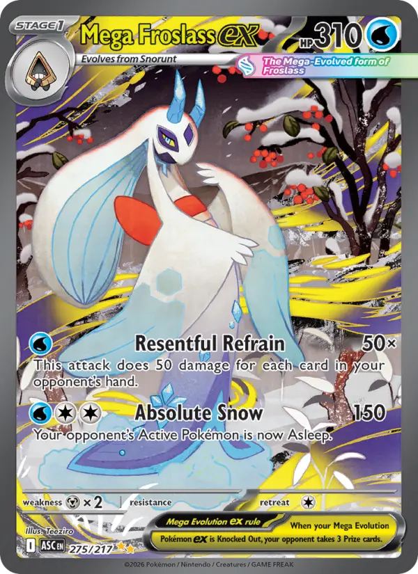 Mega Froslass ex card