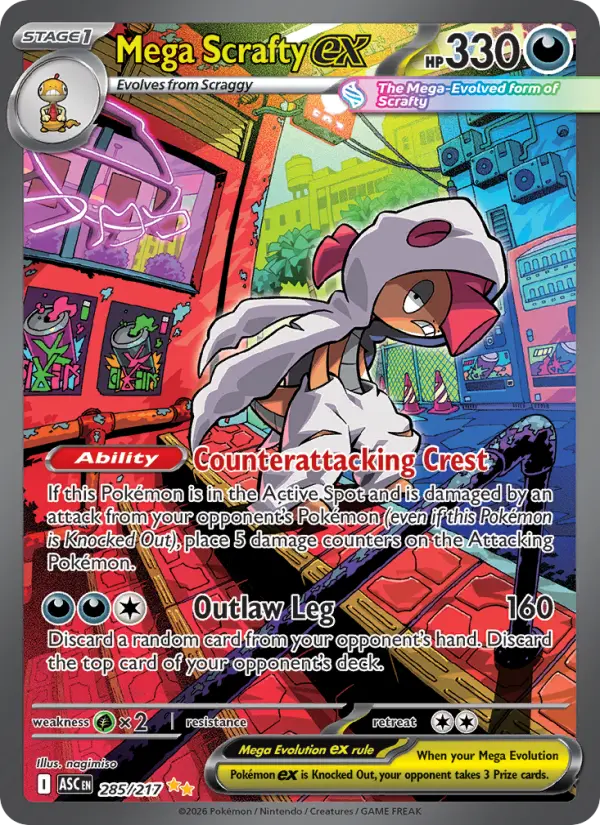 Mega Scrafty ex card