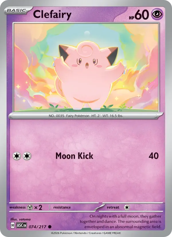 Clefairy card