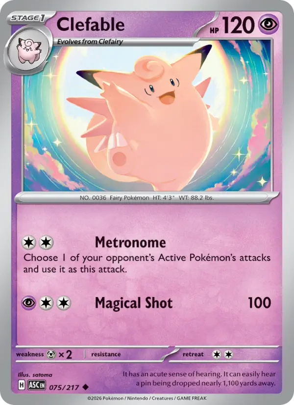 Clefable card