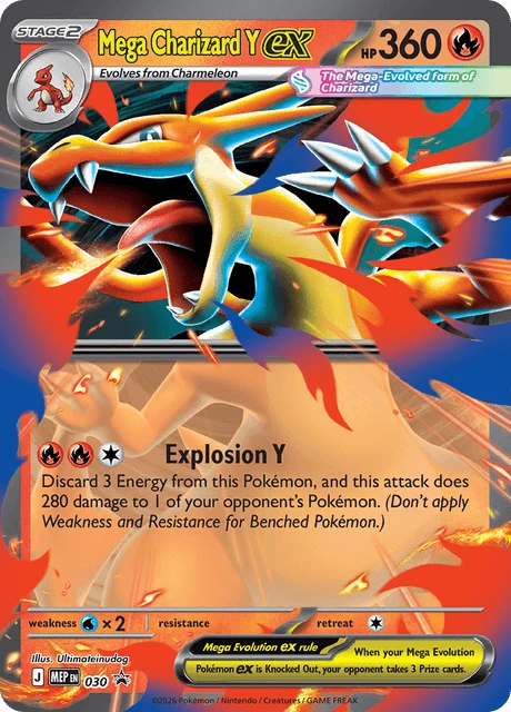 Mega Charizard Y ex card