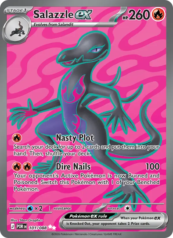 Salazzle ex card