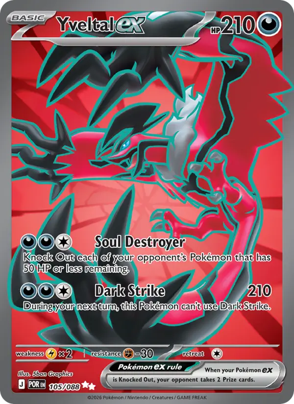 Yveltal ex card