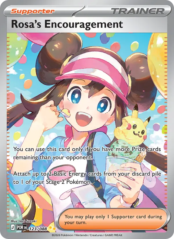 Rosa's Encouragement card