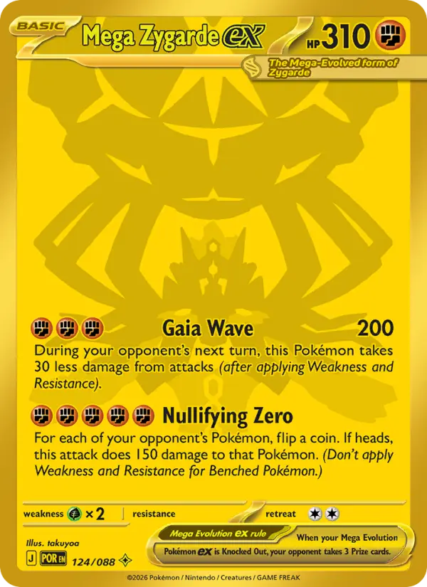 Mega Zygarde ex card