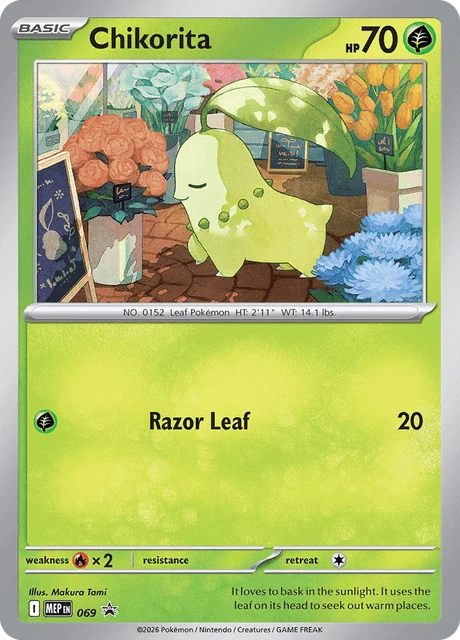 Chikorita card