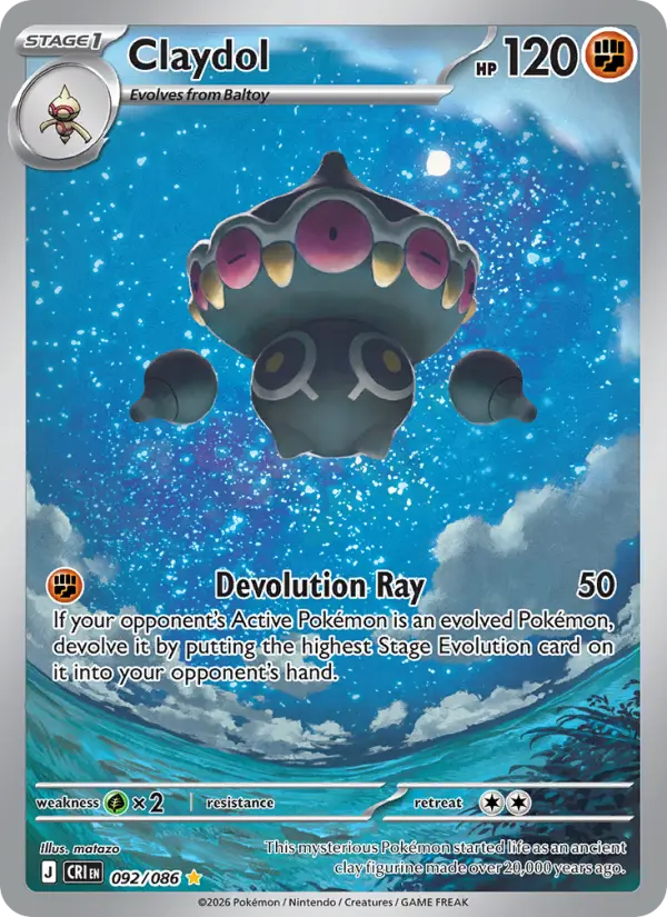 Claydol card