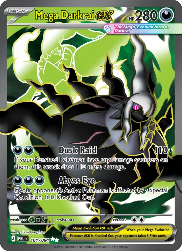 Mega Darkrai ex card