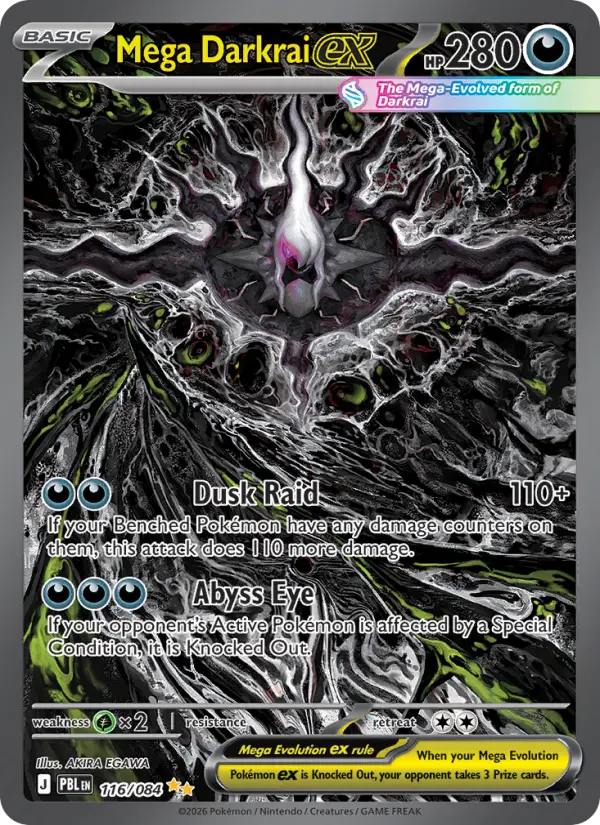Mega Darkrai ex card